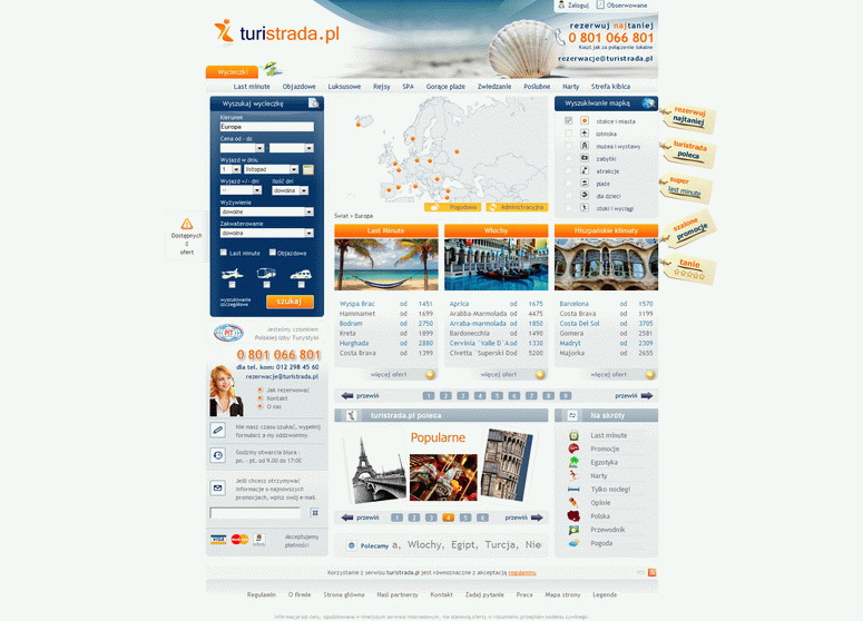 Strony www - www.turistrada.pl