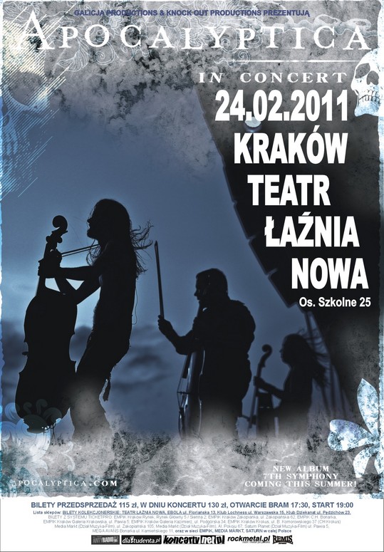Apocalyptica KrakĂłw - Fotka 01